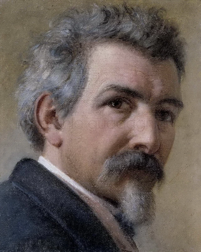 Autoritratto - 1867, olio su tela cm. 40.5x33.5, coll. privata